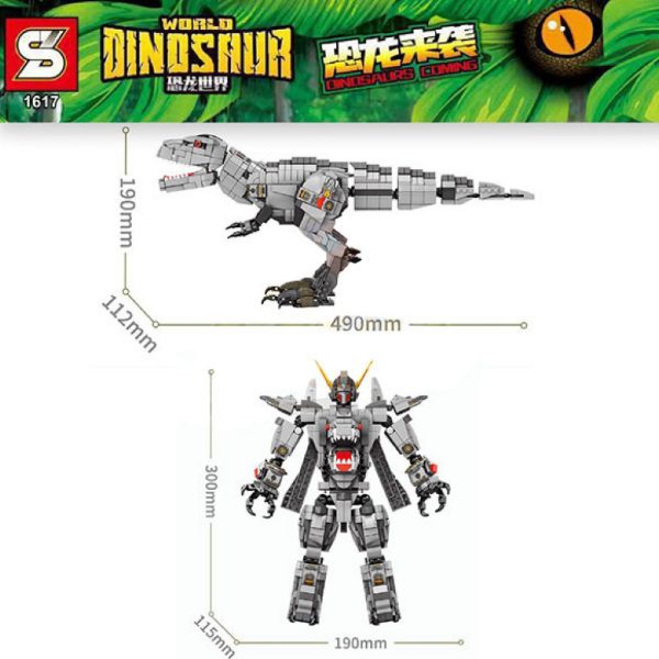 Konstruktorius Dinosaur World Transformers 1617 at e-shop skinstars.lt