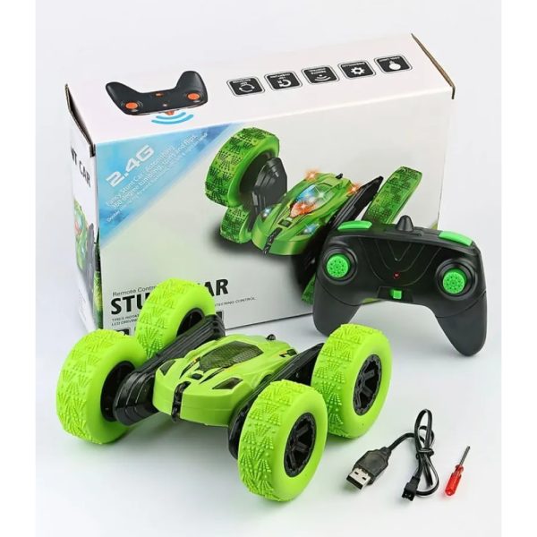 RC kaskadininkų automobilis žalias at e-shop skinstras.lt