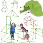Straw constructor build your own castle