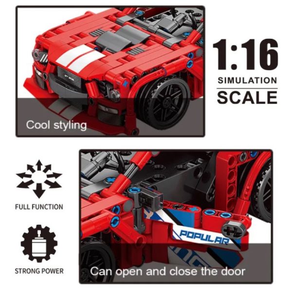 Konstruktorius RC automobilis Come alive 70018 Constructor RC car Come alive skinstars.lt