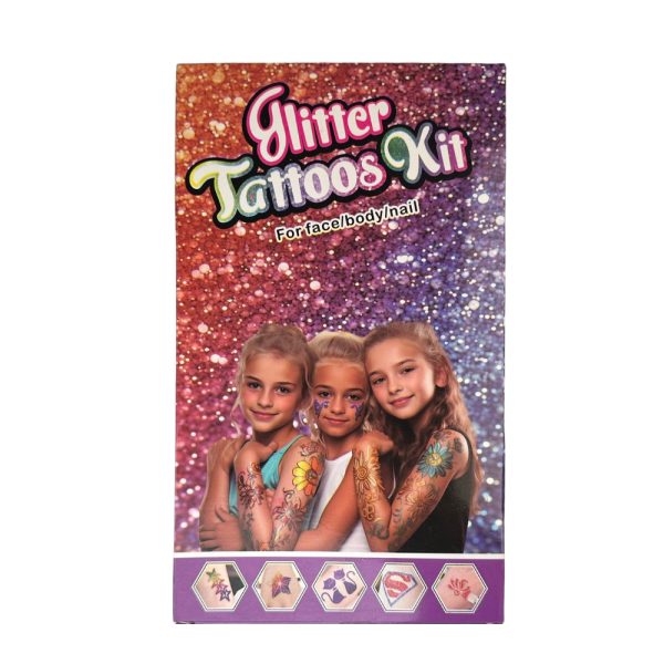 Blizgių tatuiruočių rinkinys