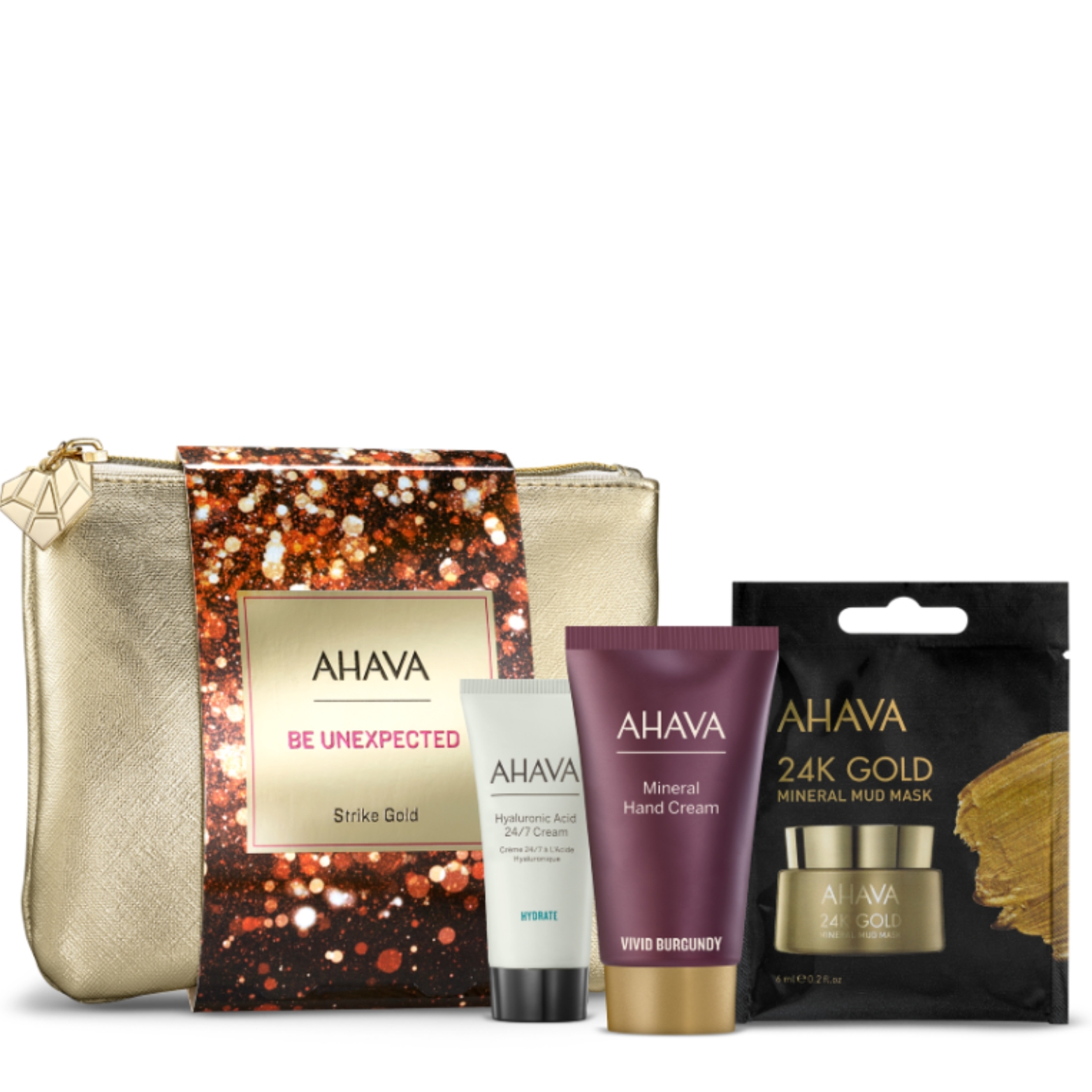 Ahava be unexpected strike gold rinkinys