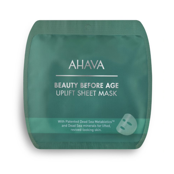 Ahava beauty before age uplift firming sheet mask skinstars.lt