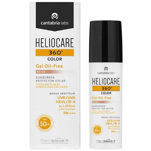 Heliocare 360 ​​color oil-free sun protective gel spf 50+ 50 ml beige