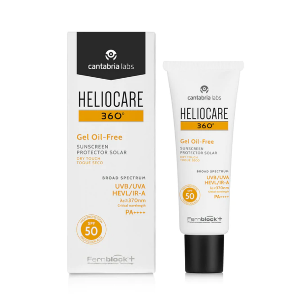 Heliocare 360 oil-free apsauginis gelis nuo saulės spf 50 50 ml