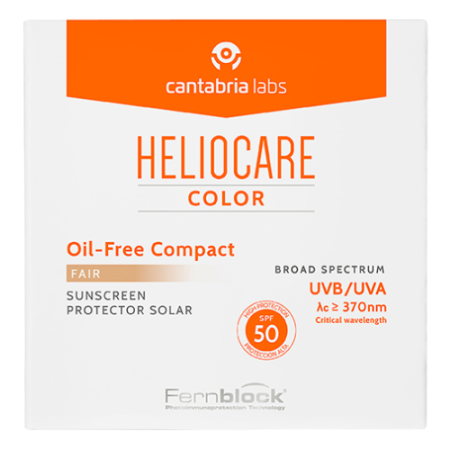 Heliocare color oil-free apsauginė kompaktinė pudra spf50 10 g fair