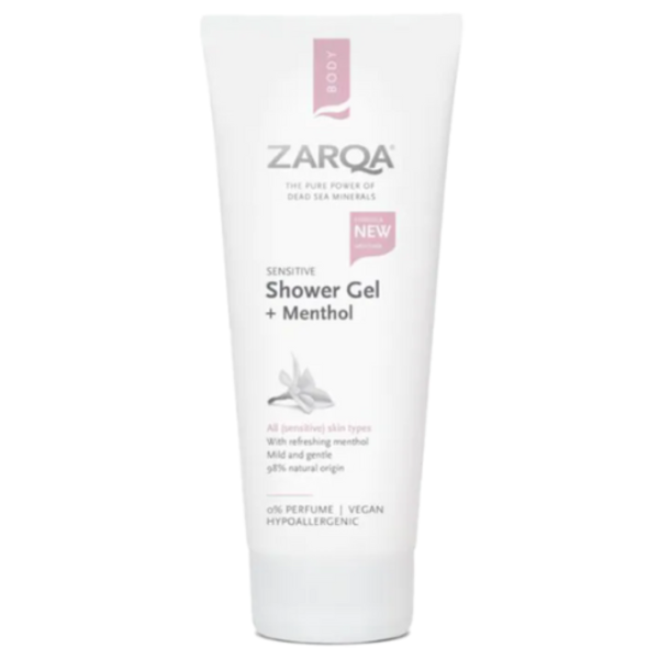 ZARQA dušo gelis su mentoliu, 200 ml