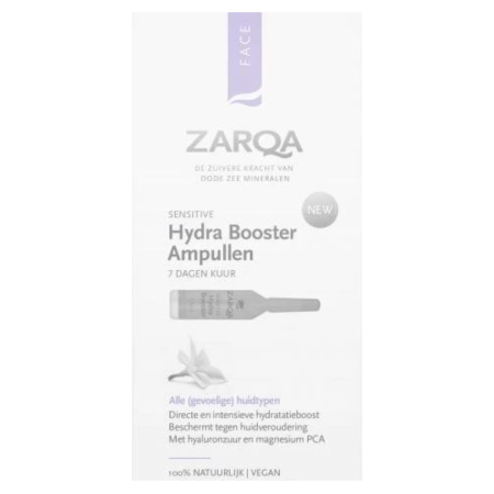 ZARQA hydra booster ampulės, 7 dienų priežiūra SKINSTRAS.LT