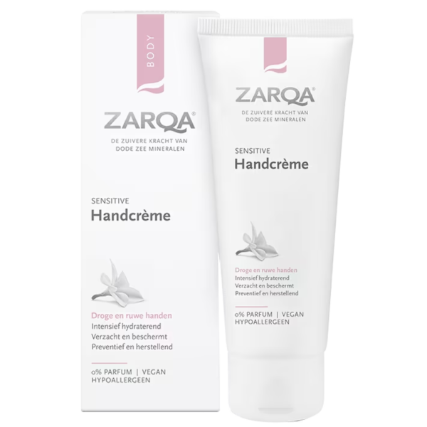 ZARQA sensitive hand cream 75ml skinstars.lt