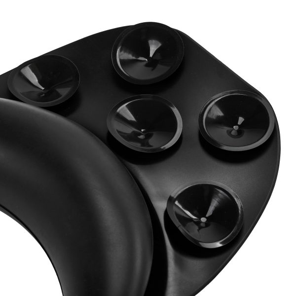 Silicone cover with suction cup for hairdressing wash units