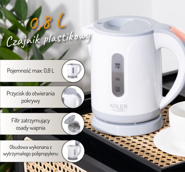 Kettle Adler AD1371g 0.8L