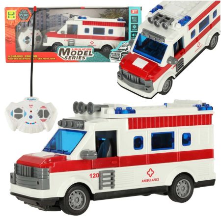 Children's ambulance remote control lights sound 1:30