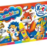 BAMBINO Crayons in a metal box 24 colours