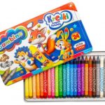 BAMBINO Crayons in a metal box 24 colours
