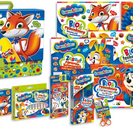 BAMBINO Little artist's art kit briefcase