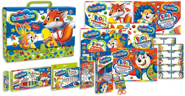 BAMBINO Little artist's art kit briefcase