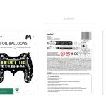 Foil balloon Gamepad 72x52cm