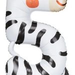 Folinis balionas skaičius 5 Zebra