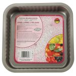 Baking tray 24cm x 24cm grey