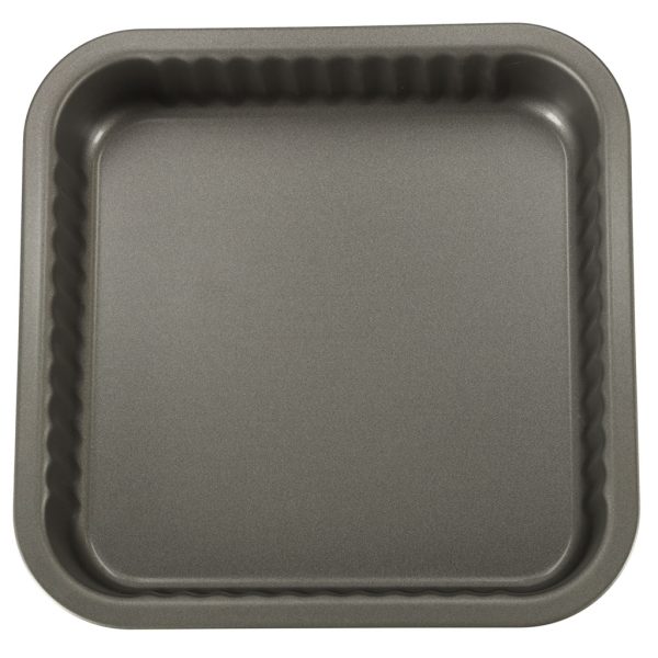 Baking tray 24cm x 24cm grey