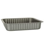 Baking tray 24cm x 24cm grey