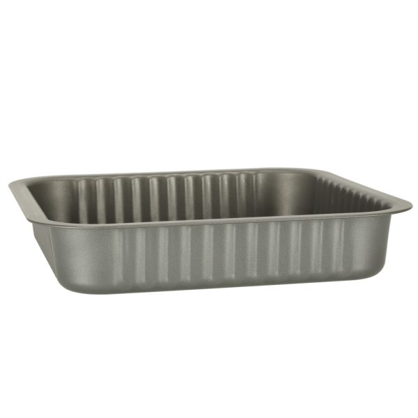 Baking tray 24cm x 24cm grey