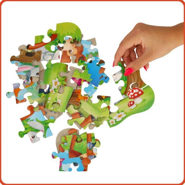 CASTORLAND Puzzle 30 pieces A Deer and Friends - Forest Animals 4+