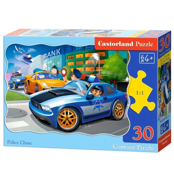 CASTORLAND Puzzle 30 pieces Police Chase - Police 4+