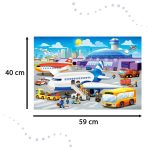 CASTORLAND Puzzle 40 pieces Maxi A Day at the Airport 4+
