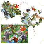 CASTORLAND Puzzle 40el. Maxi Jungle Animals - Jungle Animals