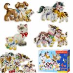 CASTORLAND Puzzle 4in1 Animals with Babies