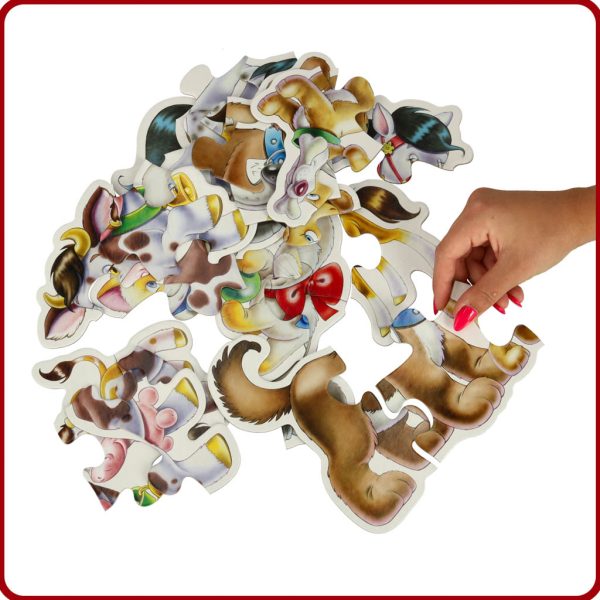 CASTORLAND Puzzle 4in1 Animals with Babies