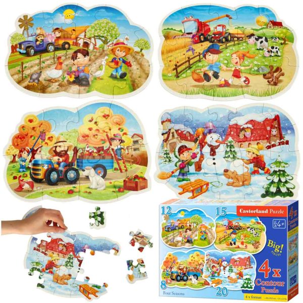 CASTORLAND Puzzle 4in1 Four Seasons - Four Seasons