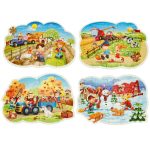 CASTORLAND Puzzle 4in1 Four Seasons - Four Seasons