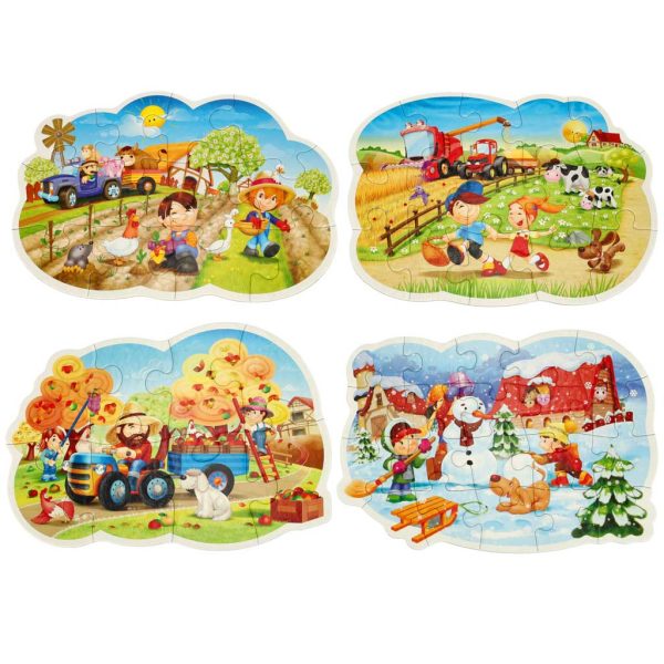 CASTORLAND Puzzle 4in1 Four Seasons - Four Seasons