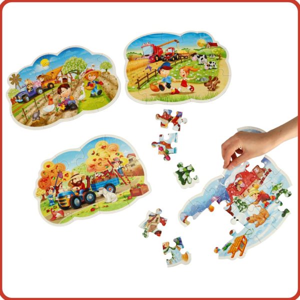 CASTORLAND Puzzle 4in1 Four Seasons - Four Seasons