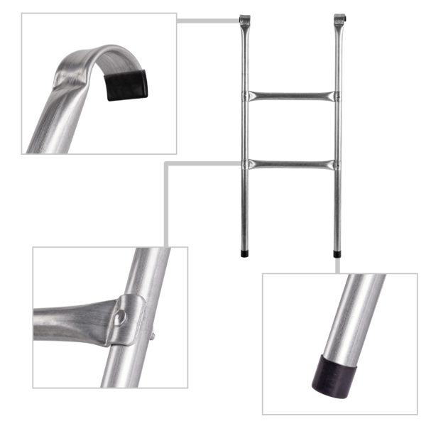 Trampoline ladder metal