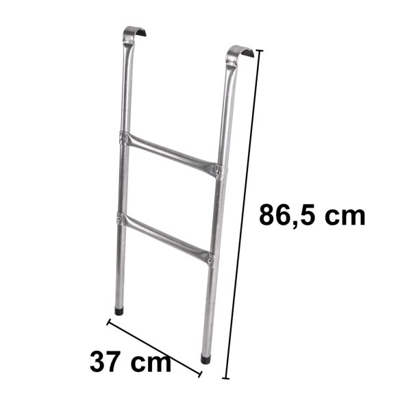 Trampoline ladder metal