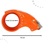 Tape dispenser adhesive tape wrapper metal 5cm