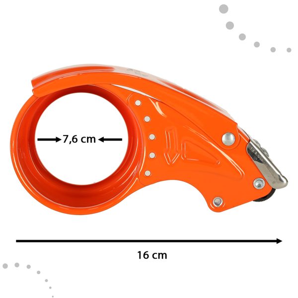 Tape dispenser adhesive tape wrapper metal 5cm