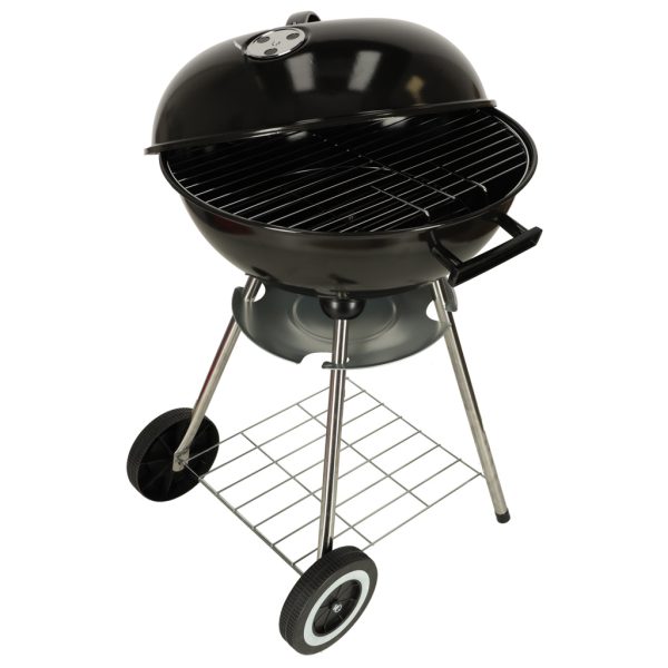 Portable charcoal grill with ventilation