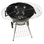 Portable charcoal grill with ventilation