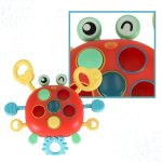 Baby teether crab sensory toy