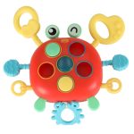 Baby teether crab sensory toy