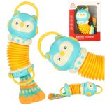 Harmony accordion for children orange owl playing LED 30cm