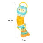 Harmony accordion for children orange owl playing LED 30cm