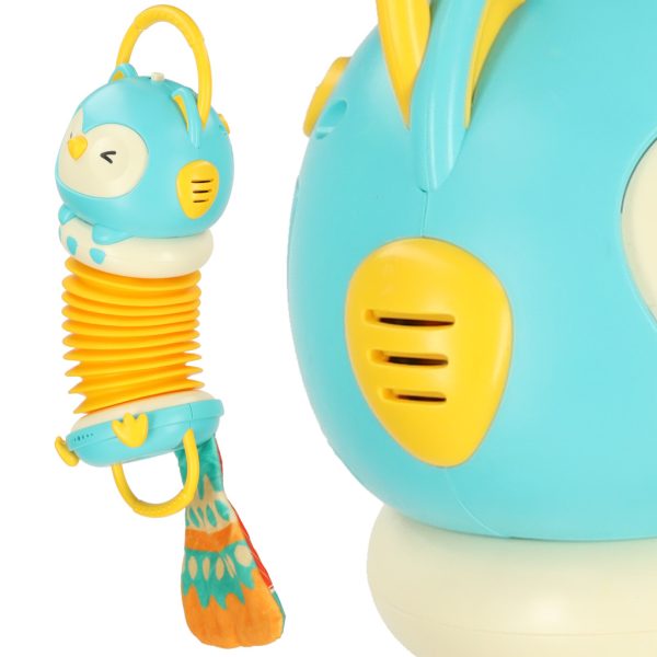 Harmony accordion for children orange owl playing LED 30cm