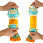 Harmony accordion for children orange owl playing LED 30cm