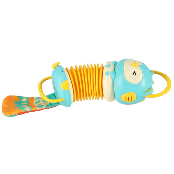 Harmony accordion for children orange owl playing LED 30cm