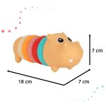 Hippo sensory blocks educational soft puzzle matching